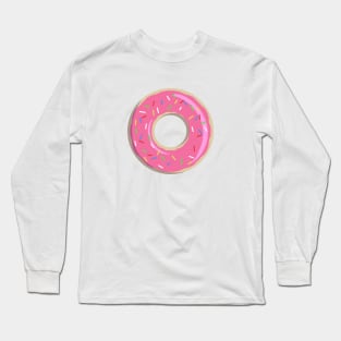 Pink Sprinkle Doughnut Long Sleeve T-Shirt